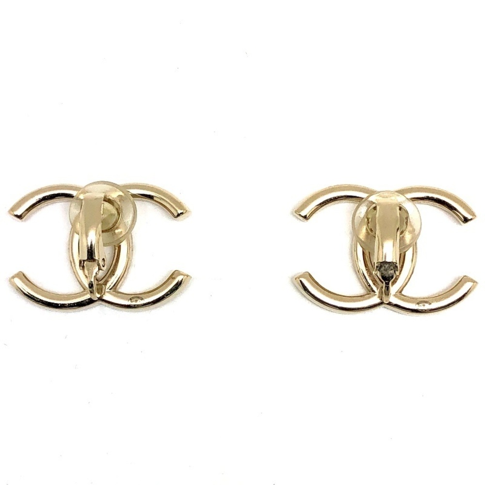 CHANEL Authentic Logo Earrings - Picture 2 of 8